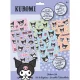 Hello Kitty Kuromi matrica szett 5 ív