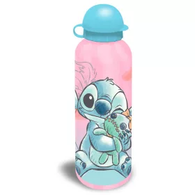   Disney Lilo és Stitch, A csillagkutya Cheeky Pink alumínium kulacs ivókupakkal 500 ml