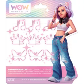 WOW Generation Alana rózsaszín gemkapocs szett