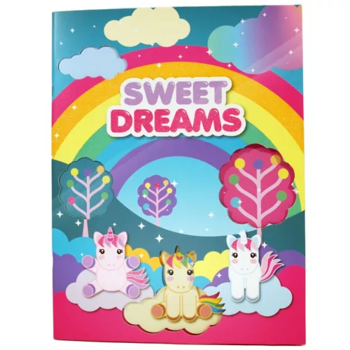 Unikornis Sweet Dreams matricás album 1000 db matricával