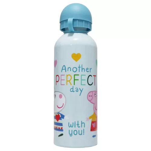 Peppa malac Perfect Day alumínium kulacs ivókupakkal 500 ml