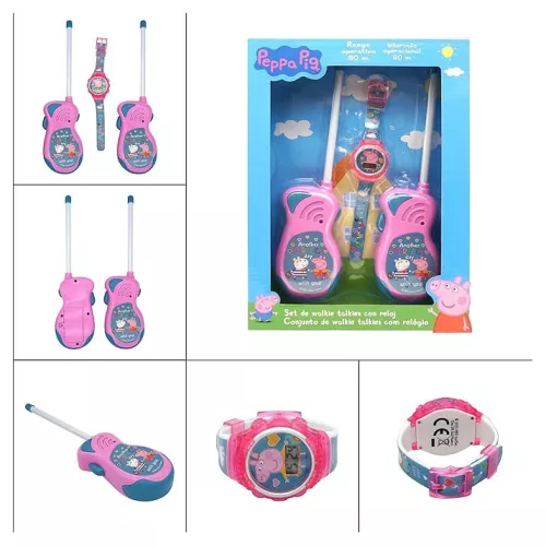 Peppa malac Perfect Day Walkie Talkie + digitális karóra szett