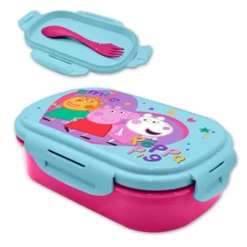 Peppa malac Smile szendvicsdoboz + evőeszköz szett