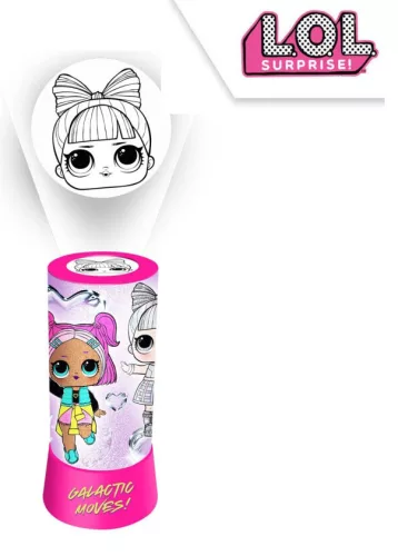 LOL Surprise Galactic 2 az 1-ben kivetítő, lámpa, éjszakai fény