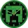 Minecraft Green falióra 25 cm
