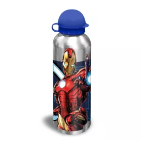   Bosszúállók Team Spirit Iron Man alumínium kulacs ívókupakkal 500 ml