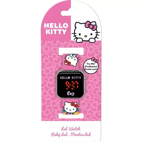 Hello Kitty Rainbow digitális LED karóra