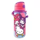 Hello Kitty Friends alumínium szívószálas kulacs akasztóval 600 ml
