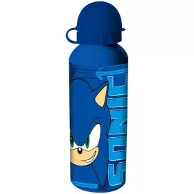   Sonic a sündisznó Prime Blue alumínium kulacs ívókupakkal 500 ml