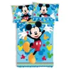 Disney Mickey Joyful gyerek, ovis ágyneműhuzat 100×135 cm, 40×60 cm