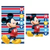 Disney Mickey Striped kéztörlő, arctörlő, törölköző szett