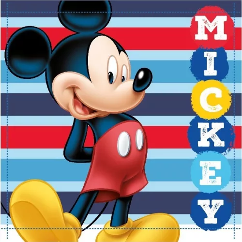 Disney Mickey Striped kéztörlő, arctörlő, törölköző szett