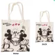 Disney Minnie Mickey Kiss vászontáska, bevásárlótáska 44 cm