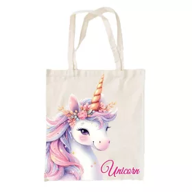 Unikornis Mystic vászontáska, bevásárlótáska 44 cm