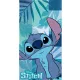 Disney Lilo és Stitch, A csillagkutya Blue Leaf fürdőlepedő, strand törölköző 70x140cm (Fast Dry)
