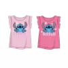 Disney Lilo és Stitch, A csillagkutya Tiny Smile gyerek rövid póló, felső 3 - 8 év / 98 - 128 cm