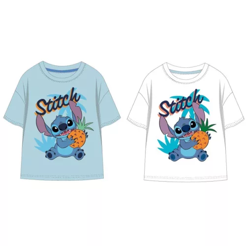 Disney Lilo és Stitch, A csillagkutya Ananas gyerek rövid póló, felső 3 - 8 év / 98 - 128 cm
