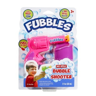 Fubbles Cseppmentes buborékfújó pisztoly rózsaszín 59 ml