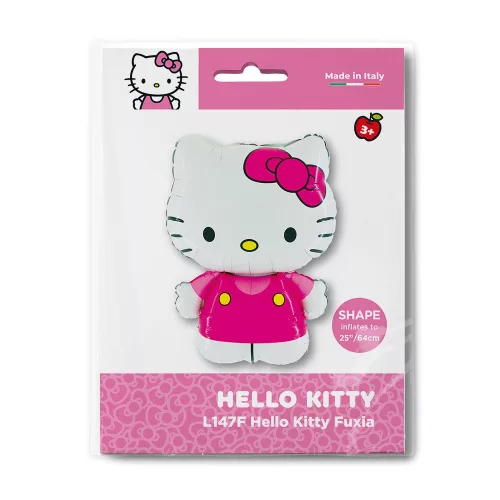 Hello Kitty Fuxia fólia lufi 64 cm
