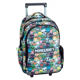 Minecraft Chibi gurulós iskolatáska, táska 46 cm