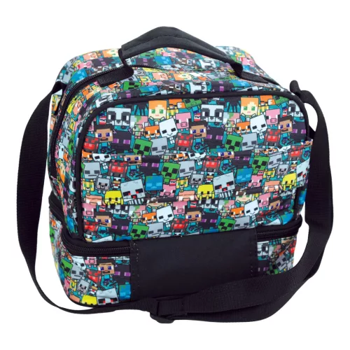 Minecraft Chibi thermo uzsonnás táska 21 cm