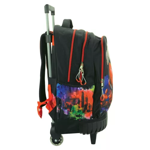 Pókember Global prémium gurulós iskolatáska, táska 42 cm