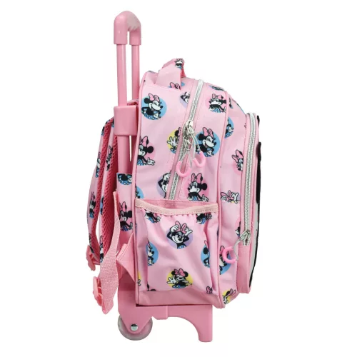 Disney Minnie Pretty in Pink gurulós ovis hátizsák, táska 30 cm