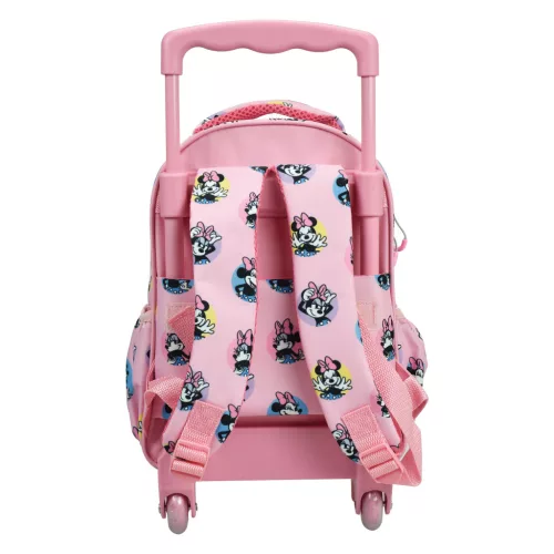 Disney Minnie Pretty in Pink gurulós ovis hátizsák, táska 30 cm
