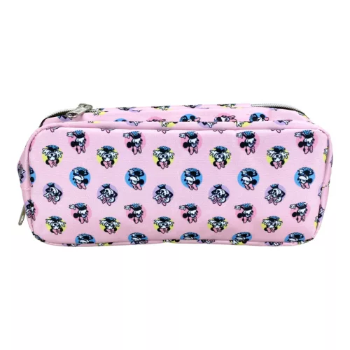 Disney Minnie Pretty in Pink 2 rekeszes tolltartó 26 cm