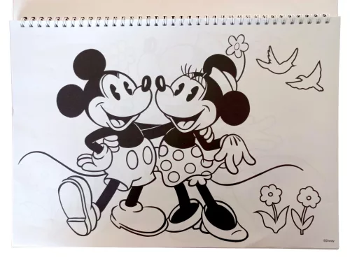 Disney Minnie Nomadic Spirit A/4 spirál vázlatfüzet 40 lapos matricával