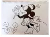 Disney Minnie Nomadic Spirit A/4 spirál vázlatfüzet 40 lapos matricával