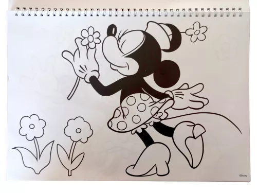 Disney Minnie Nomadic Spirit A/4 spirál vázlatfüzet 40 lapos matricával