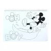 Disney Mickey Oh Boy A/4 spirál vázlatfüzet 40 lapos matricával