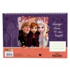 Disney Jégvarázs Heart A/4 spirál vázlatfüzet 40 lapos matricával