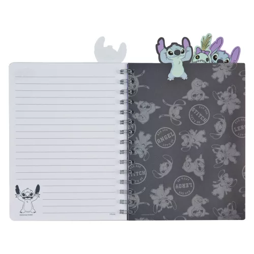 Disney Lilo és Stitch, A csillagkutya Brush It Out A5 notesz, jegyzetfüzet regiszterekkel