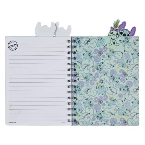 Disney Lilo és Stitch, A csillagkutya Brush It Out A5 notesz, jegyzetfüzet regiszterekkel