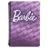 Barbie Purple B/5 vonalas spirál füzet 70 lapos