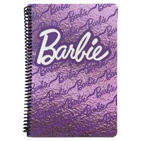 Barbie Purple B/5 vonalas spirál füzet 70 lapos