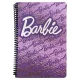 Barbie Purple B/5 vonalas spirál füzet 70 lapos
