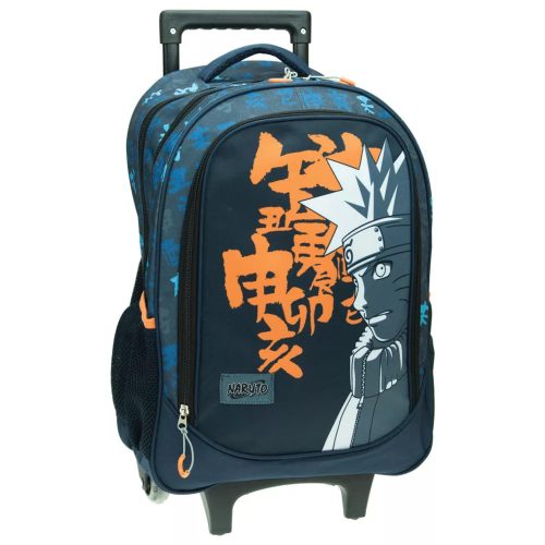 Naruto Letters guruláłs iskolatáska, táska 46 cm