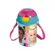 Barbie Happy Thoughts műanyag szívószálas kulacs akasztóval 450 ml