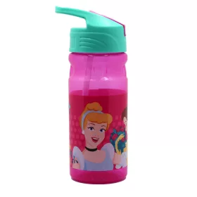   Disney Hercegnők Spring műanyag szívószálas kulacs 500 ml
