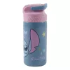 Disney Lilo és Stitch, a csillagkutya Alien 626 alumínium szívószálas kulacs akasztóval 500 ml