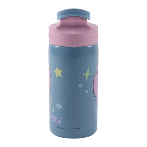 Disney Lilo és Stitch, a csillagkutya Alien 626 alumínium szívószálas kulacs akasztóval 500 ml