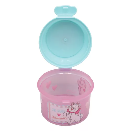 Disney Marie Adorable műanyag snack tartó, uzsonnás doboz 270 ml