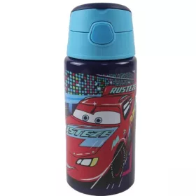   Disney Verdák RPM alumínium szívószálas kulacs akasztóval 500 ml