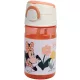 Disney Minnie Floral műanyag szívószálas kulacs akasztóval 350 ml