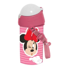   Disney Minnie Wink műanyag szívószálas kulacs akasztóval 500 ml