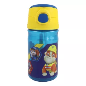   Mancs Őrjárat Rubble műanyag szívószálas kulacs akasztóval 350 ml