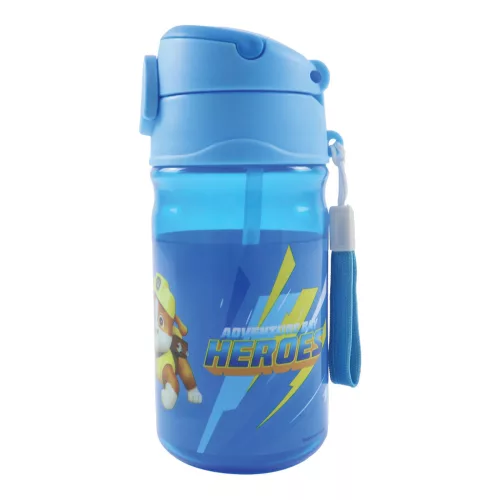 Mancs Őrjárat Best Team műanyag szívószálas kulacs akasztóval 350 ml